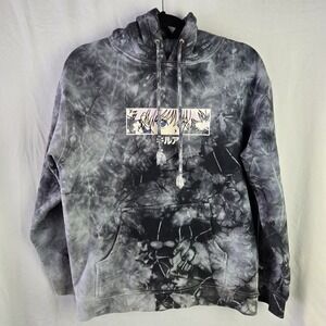 Hypland x Hunter x Hunter Killua Eye Black Tie Dye Pull Over Hoodie Medium Anime